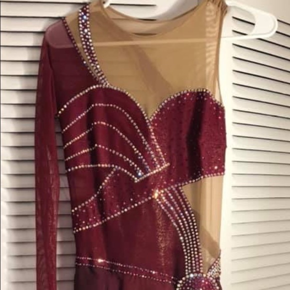 Custom Figure Skating Ice Dance Dress Adult Small - Picture 3 of 9